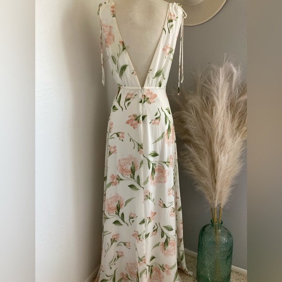 Lulus Romantic Possibilities White Floral Print Dress - Picture 6 of 9